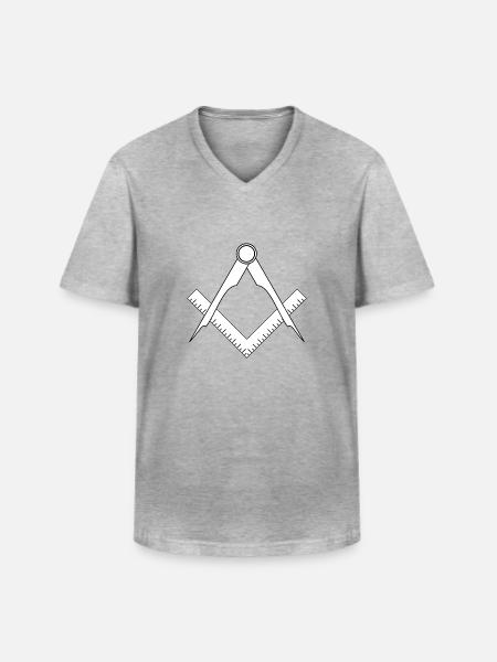construction maurer69 - Men's V-Neck T-Shirt - heather grey