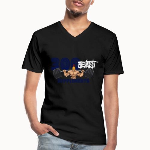 Beast merch - Klassiek mannen T-shirt met V-hals