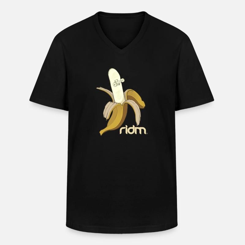 ridm bananaboard - Männer-T-Shirt mit V-Ausschnitt - Schwarz