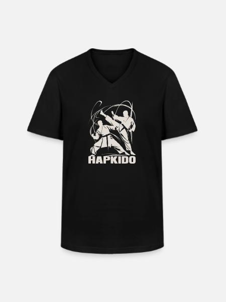 Hapkido – The Art of Self-Defense - Men's V-Neck T-Shirt - black