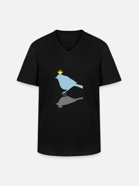 23_animal - Männer-T-Shirt mit V-Ausschnitt - Schwarz