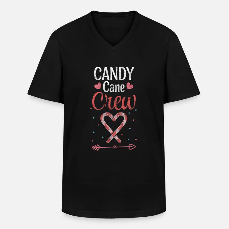 Süßigkeit Essen Leckermäulchen - Männer-T-Shirt mit V-Ausschnitt - Schwarz