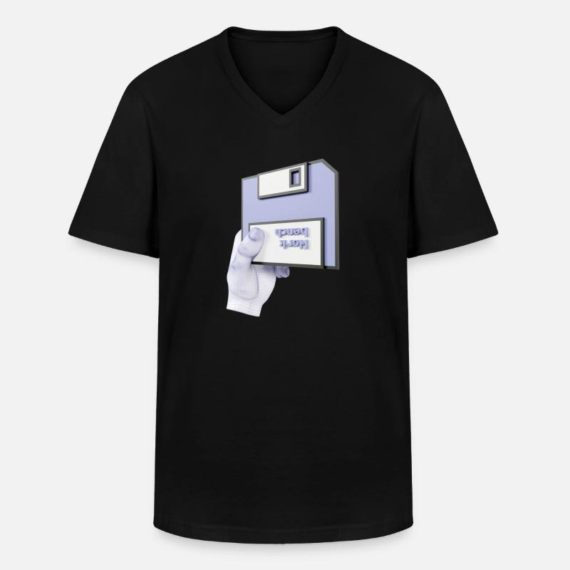 work bench 3D - Men's V-Neck T-Shirt - black