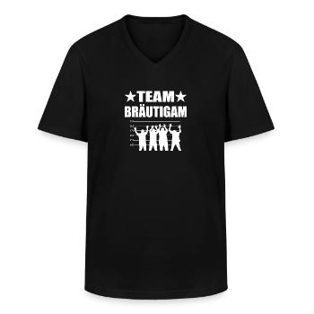 Junggesellenabschied - Männer-T-Shirt mit V-Ausschnitt - Schwarz - Vorne - AI Model Male 178 dark (178cm)