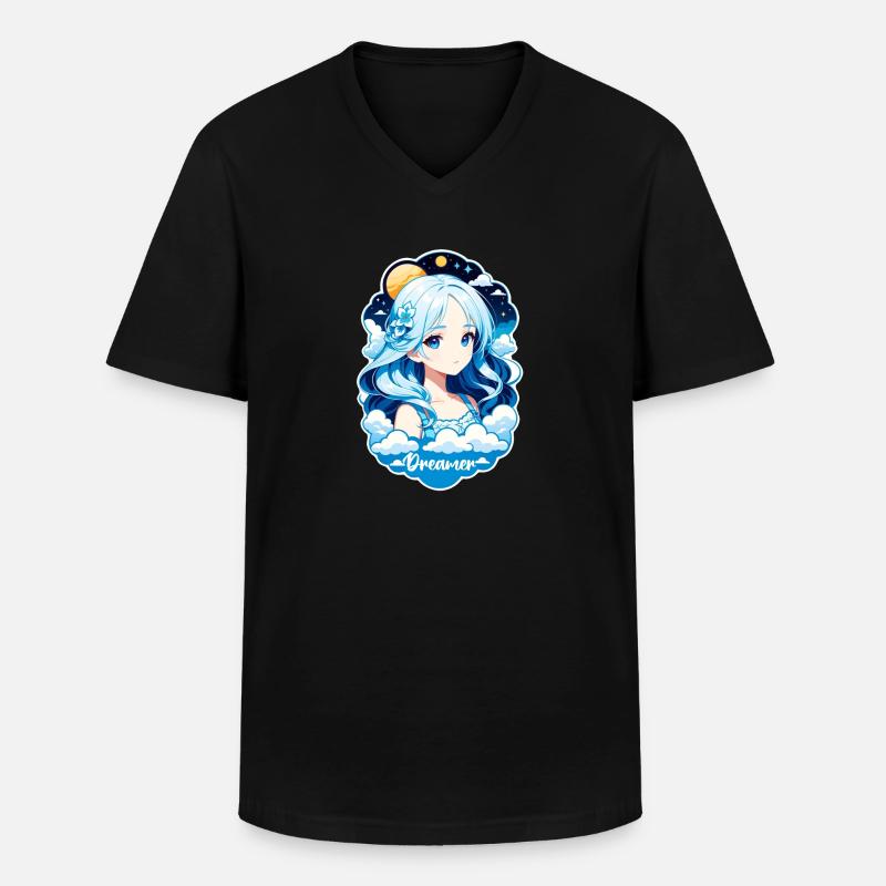 Träumer - Träumer - Träumer - Traum - Träumerei - Männer-T-Shirt mit V-Ausschnitt - Schwarz