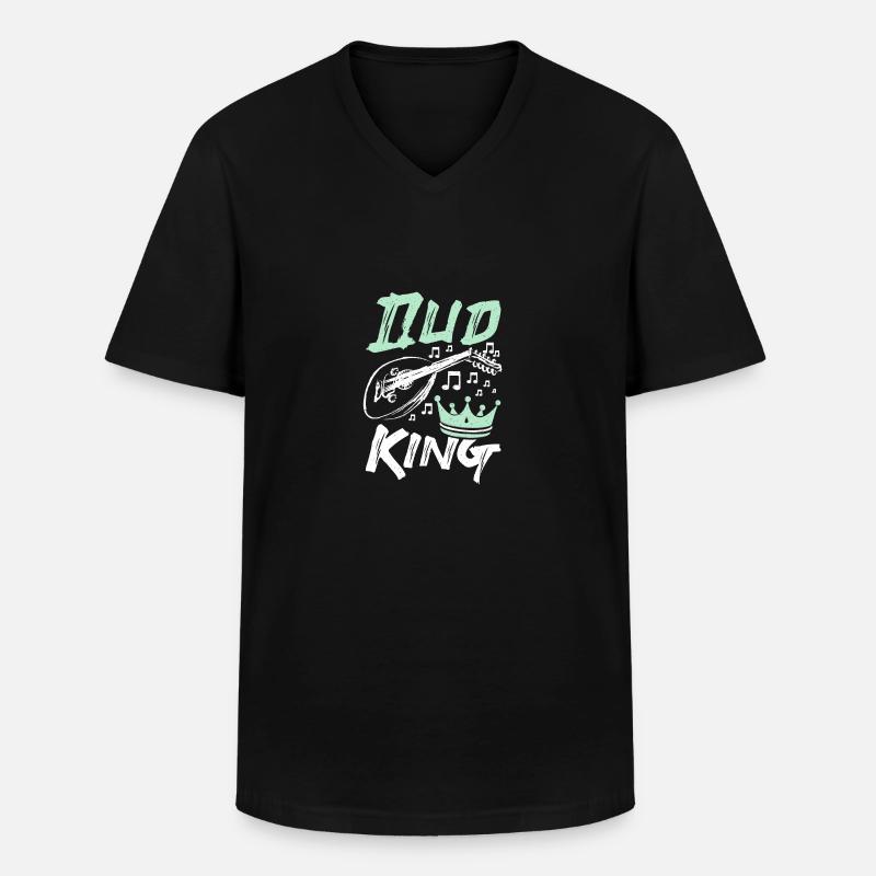 Oud king - Männer-T-Shirt mit V-Ausschnitt - Schwarz