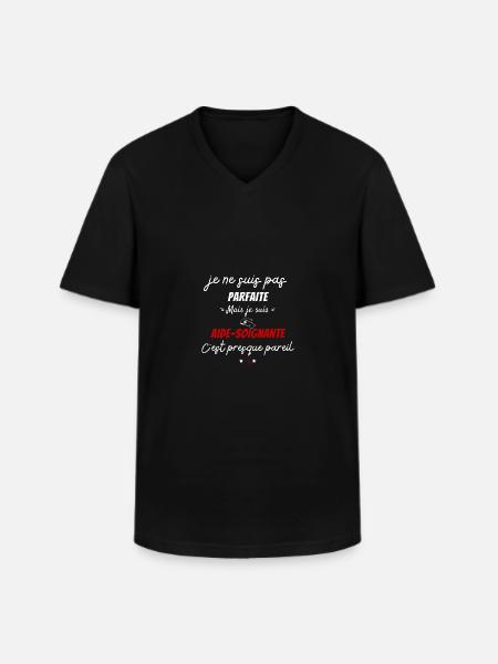 Nicht perfekter Pfleger Geschenk Pfleger - Männer-T-Shirt mit V-Ausschnitt - Schwarz