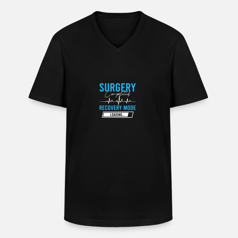 Surgery Completed Recovery Mode Loading - Men's V-Neck T-Shirt - black