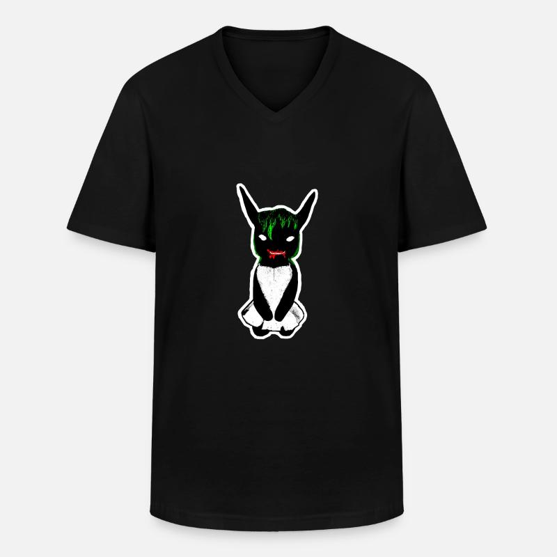 Perdita Figur - Männer-T-Shirt mit V-Ausschnitt - Schwarz