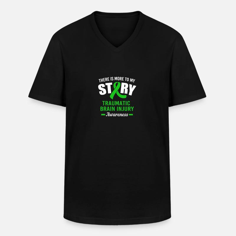 Schädel Hirn Trauma - Männer-T-Shirt mit V-Ausschnitt - Schwarz