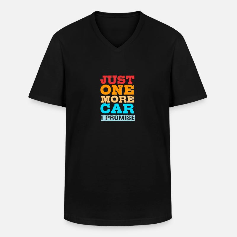 Autofahrer - Männer-T-Shirt mit V-Ausschnitt - Schwarz