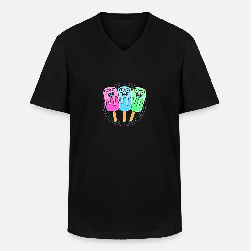 Pool Party - Männer-T-Shirt mit V-Ausschnitt - Schwarz