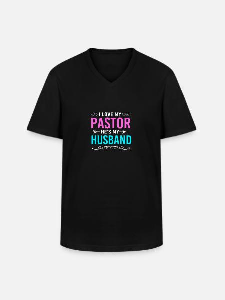 Pasteur - T-shirt col V Homme - noir
