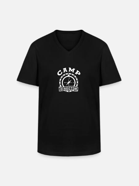 Camp d’été Tent Camp Manager - T-shirt col V Homme - noir