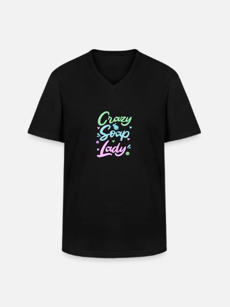 Soap Making Handmade soap - Men's V-Neck T-Shirt - black