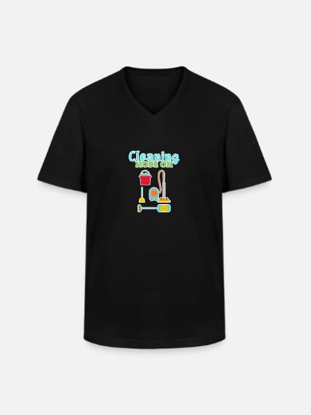 Femme de ménage Ménage - T-shirt col V Homme - noir