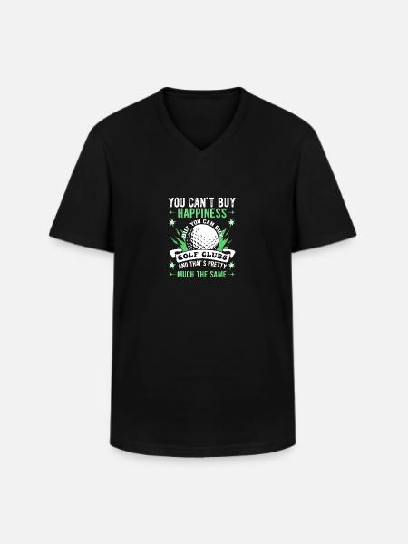 Golf Golfeurs Golfeurs - T-shirt col V Homme - noir