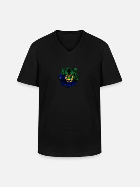 Christmas Island - Men's V-Neck T-Shirt - black