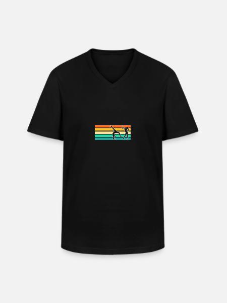 Gymnastics Gymnastics Gymnasts - Men's V-Neck T-Shirt - black
