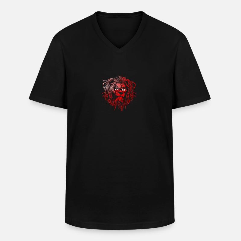 Tonga - Männer-T-Shirt mit V-Ausschnitt - Schwarz