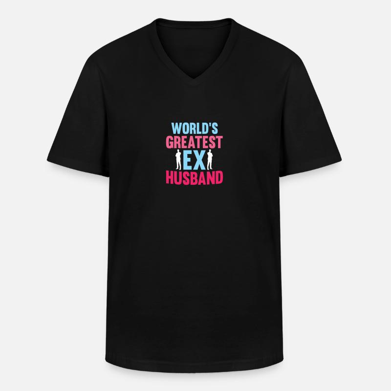 Witziges Scheidungsgeschenk Sarkastische Scheidung - Männer-T-Shirt mit V-Ausschnitt - Schwarz