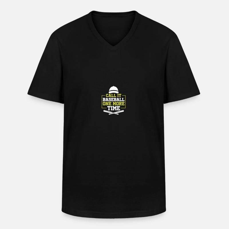 Softball-Trainerin - Männer-T-Shirt mit V-Ausschnitt - Schwarz