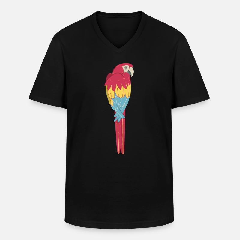 Ara - Männer-T-Shirt mit V-Ausschnitt - Schwarz