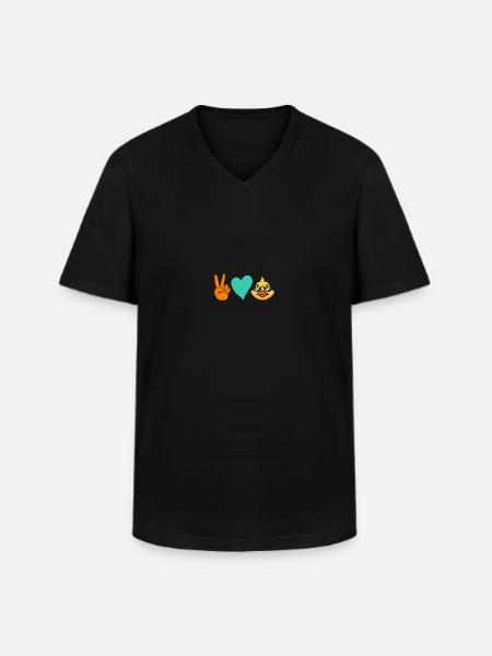 Ducks - Men's V-Neck T-Shirt - black