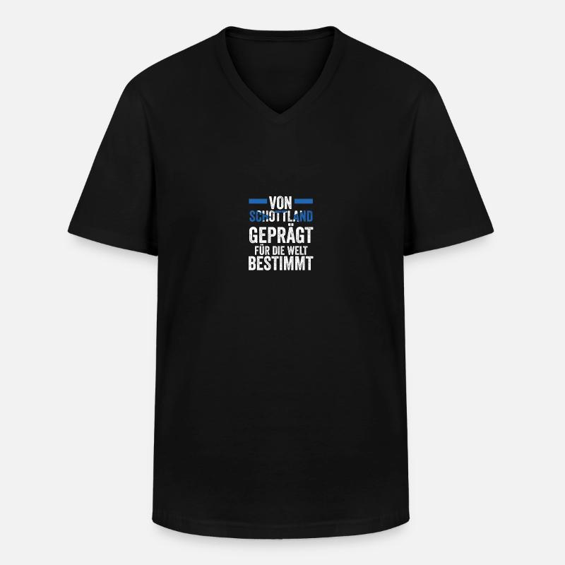 Schotten Schottisch Schottland - Männer-T-Shirt mit V-Ausschnitt - Schwarz