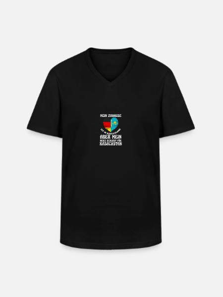 Kazakhstan Germany Kazakhstan - Men's V-Neck T-Shirt - black