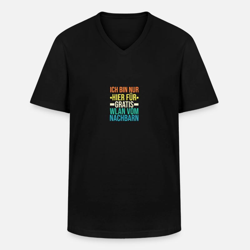 Nachbarschaft Bester Nachbar - Männer-T-Shirt mit V-Ausschnitt - Schwarz