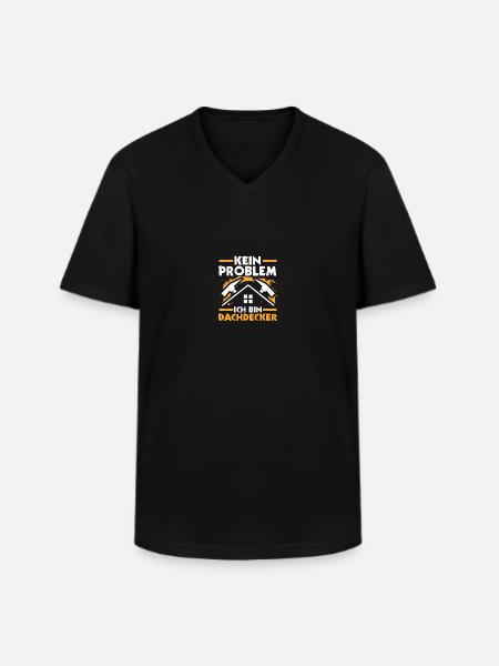 Master Roofer Roofer - Men's V-Neck T-Shirt - black