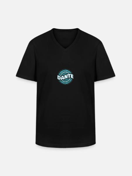 Dante Gift Idea - Men's V-Neck T-Shirt - black