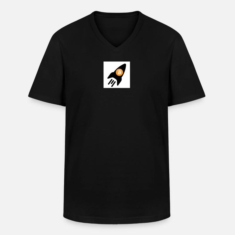 Jens Jensen - Männer-T-Shirt mit V-Ausschnitt - Schwarz