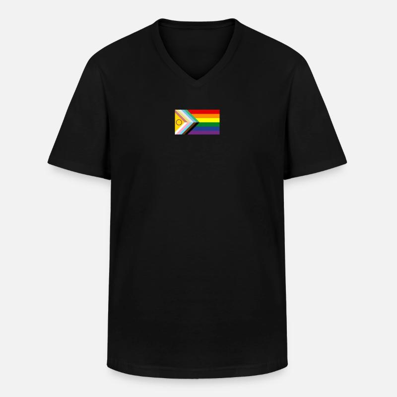 Disability Pride - Männer-T-Shirt mit V-Ausschnitt - Schwarz