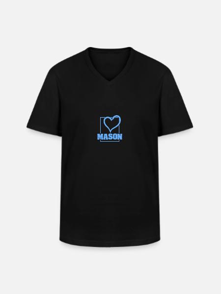 Geschenk für Mason - Männer-T-Shirt mit V-Ausschnitt - Schwarz