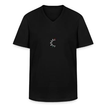 Motorradfahrer Geschenk Motorrad Motorradhelm - Männer-T-Shirt mit V-Ausschnitt - Schwarz - Vorne - AI Model Male 178 dark (178cm)