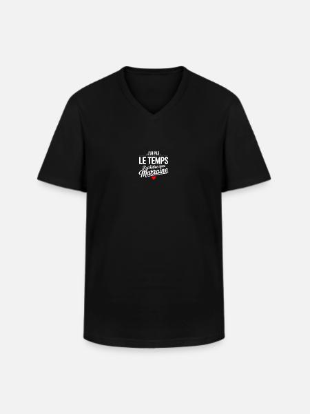 I silly with godmother - Men's V-Neck T-Shirt - black