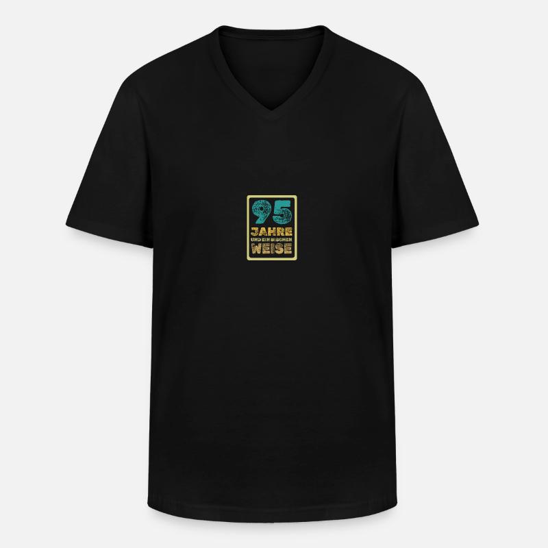 Spruch 95 - Männer-T-Shirt mit V-Ausschnitt - Schwarz