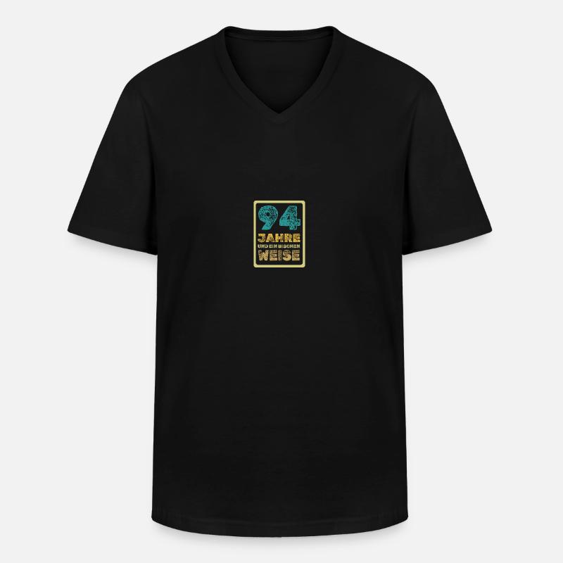 Spruch 94 - Männer-T-Shirt mit V-Ausschnitt - Schwarz