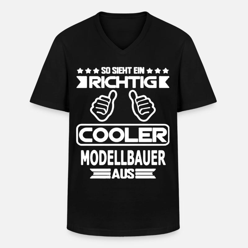 RC Modellbau massstab Modell Hobby - Männer-T-Shirt mit V-Ausschnitt - Schwarz
