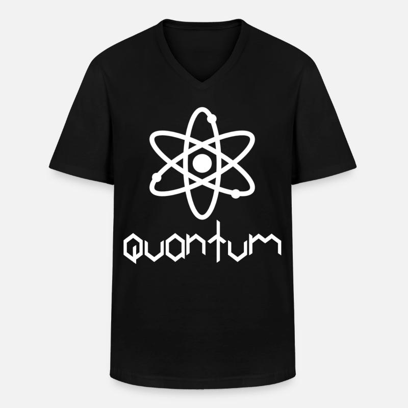 Quantité - T-shirt col V Homme - noir