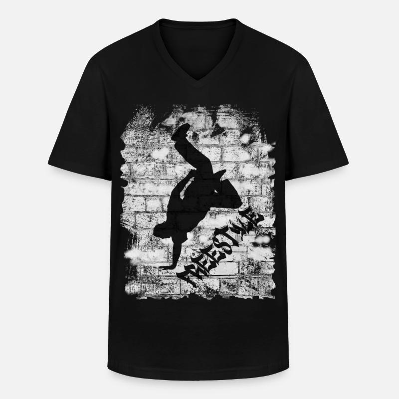 Nage libre - T-shirt col V Homme - noir