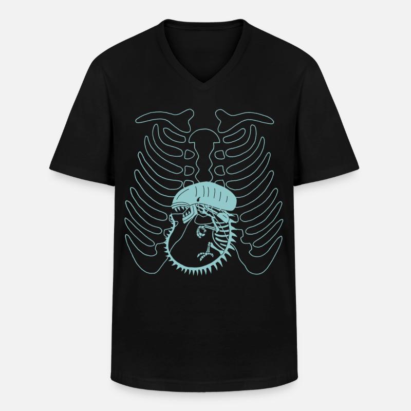Das Monster in dir - Männer-T-Shirt mit V-Ausschnitt - Schwarz
