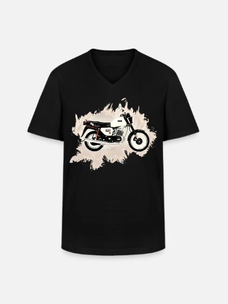 MZ ETZ 150 - Men's V-Neck T-Shirt - black