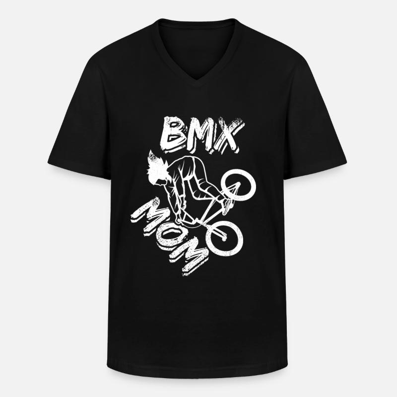 BXM Mutter - Männer-T-Shirt mit V-Ausschnitt - Schwarz