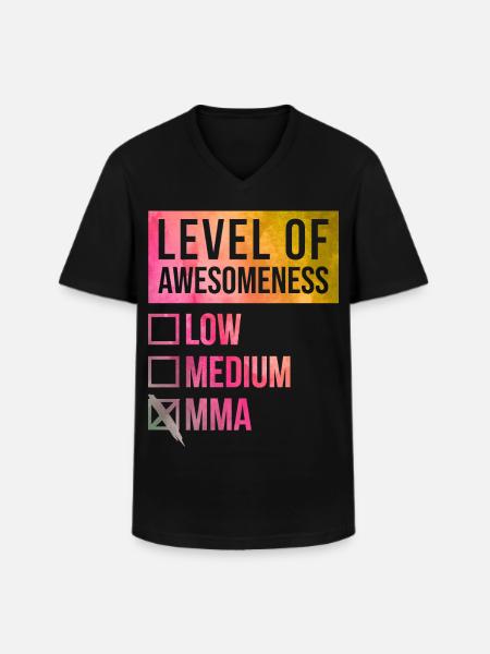 MMA - Men's V-Neck T-Shirt - black