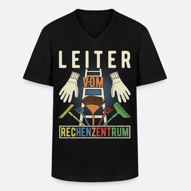Leiter Vom Rechenzentrum Gärtner Hobbygärtner - Männer-T-Shirt mit V-Ausschnitt - Schwarz