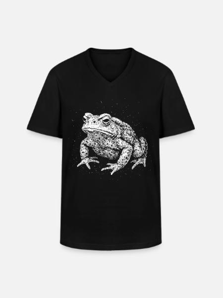 Toad - Men's V-Neck T-Shirt - black