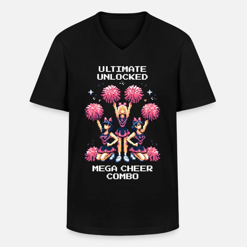 Ultimate: Mega-Cheer-Kombo | Cheerleading - Männer-T-Shirt mit V-Ausschnitt - Schwarz